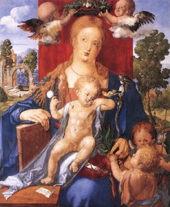 Madonna with the Siskin by Albrecht Dürer